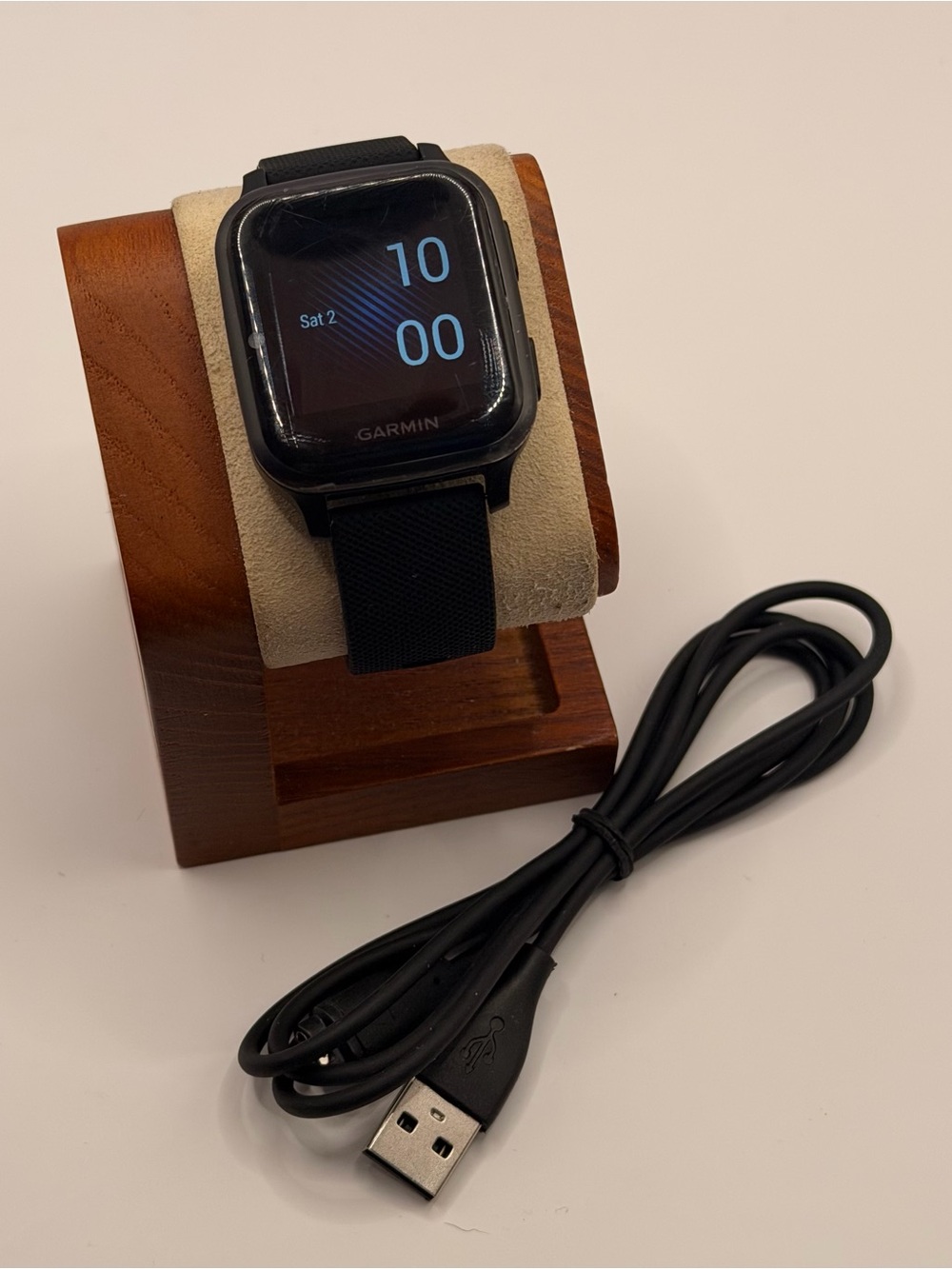 Garmin Venu SQ Music, Tested, Black, New Band, Screen Protector,Charger Included